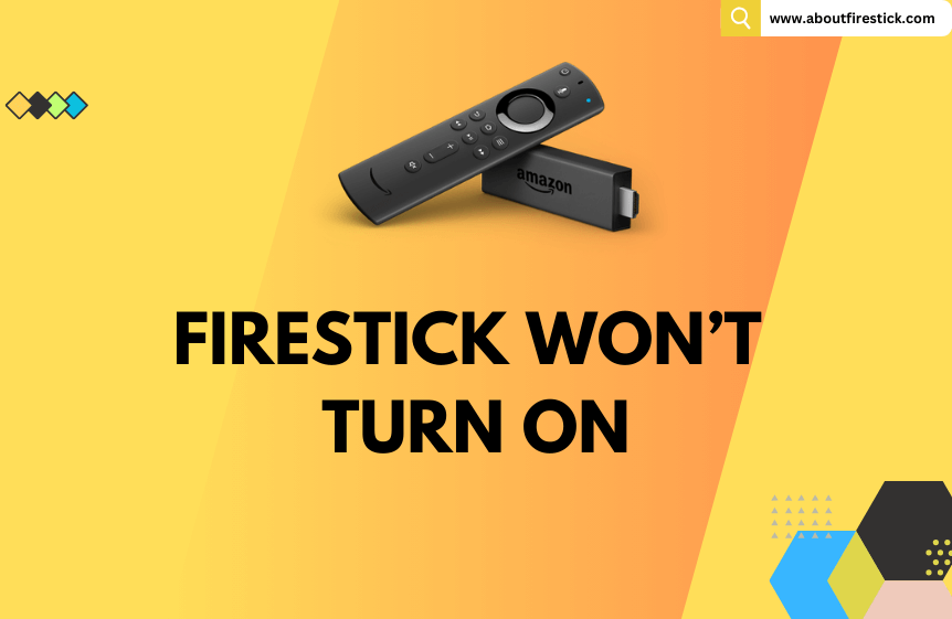Amazon Firestick Won't Turn On