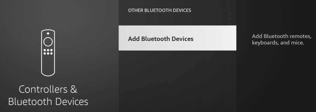 Select Add Bluetooth Device