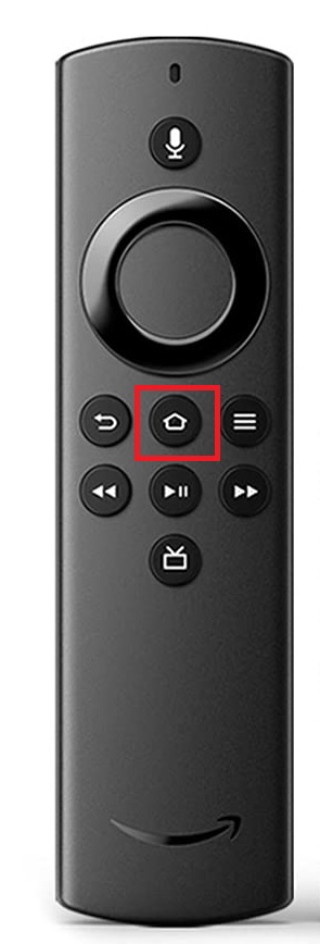 Hold the Home button to turn off Firestick