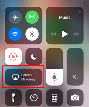 Enable Screen Mirroring on iPhone