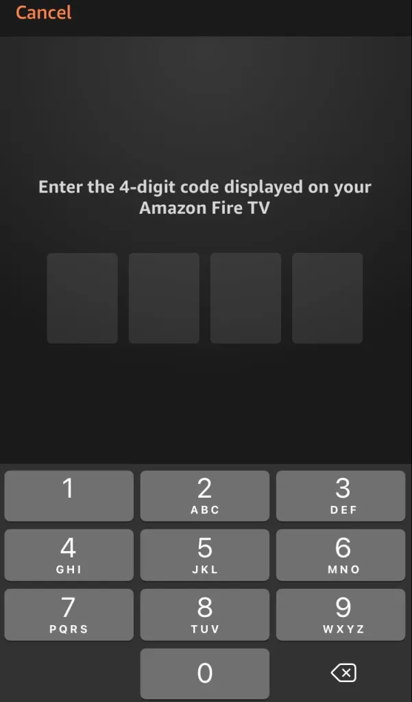 Pair your Firestick with the Amazon Fire TV app