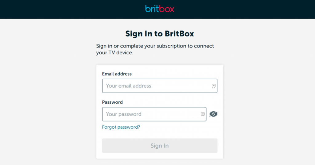Activate BritBox on Firestick