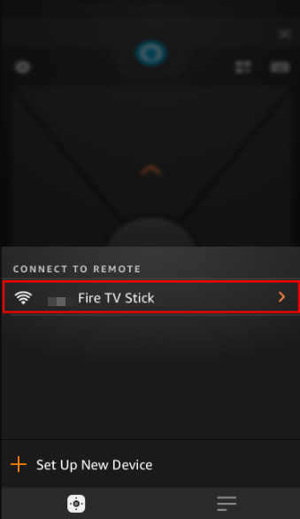 Connect Amazon Fire TV app to Firestick